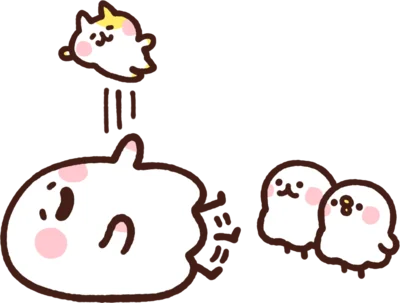 楽しそうなオバケ